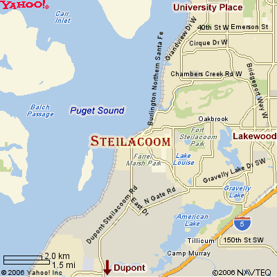 Steilacoom Local Area Map